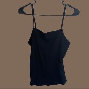 Lulus Basics Black Ribbed Tank Top
